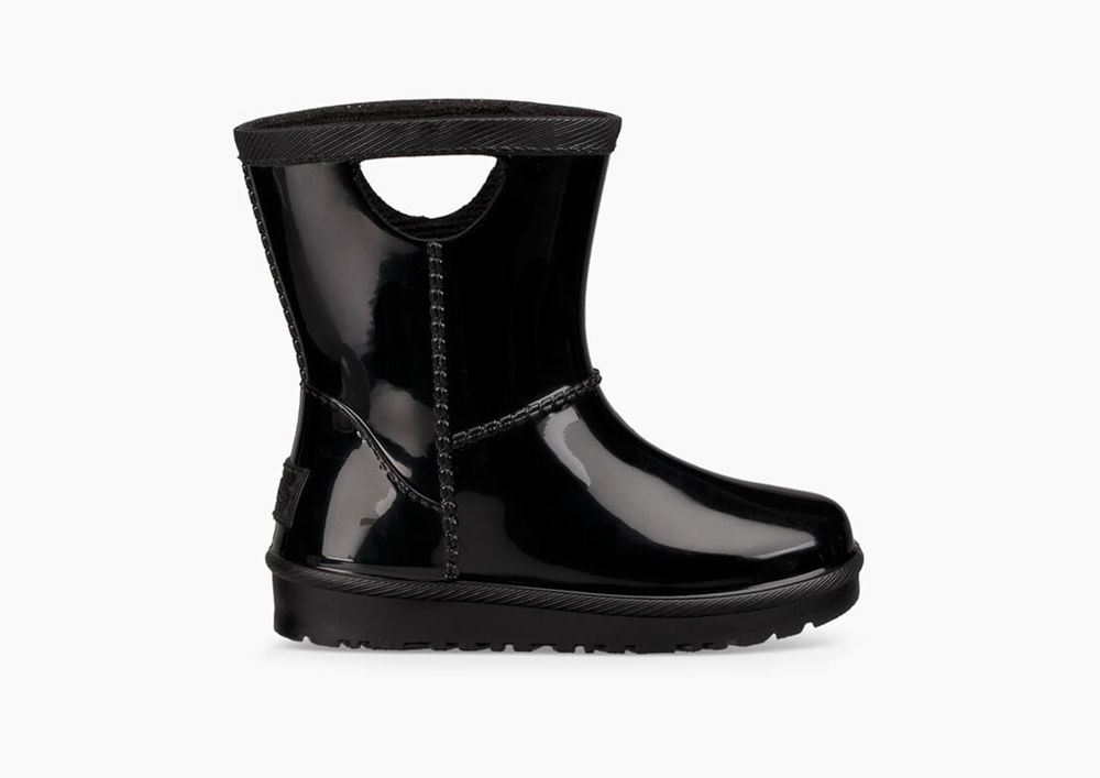 Ugg Rain Boot Toddlers - Ugg Rahjee Black - 670ASMRCF